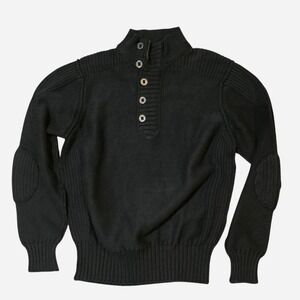 Men's knit sweater with unique design nice and thick seems nwot